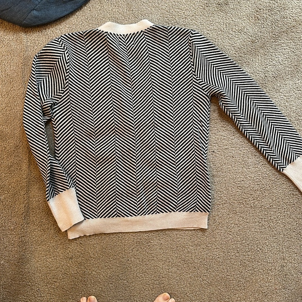 HERRINGBONE COTTON SILK-BLEND CARDIGAN
BRODIE CASHMERE SMALL - Picture 6 of 6